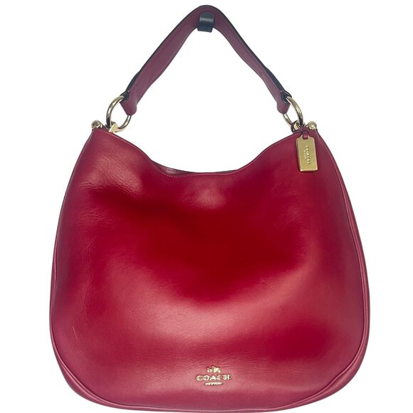 Coach Nomad Hobo 36026 Glovetanned Leather Shoulder Bag Purse Authenticated READ - Picture 1 of 16